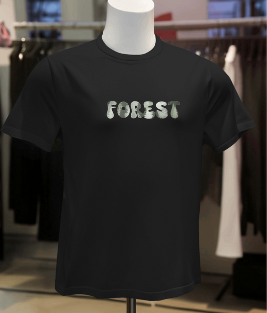 "Forest" Printed Tshirt Half sleeve Round Neck
