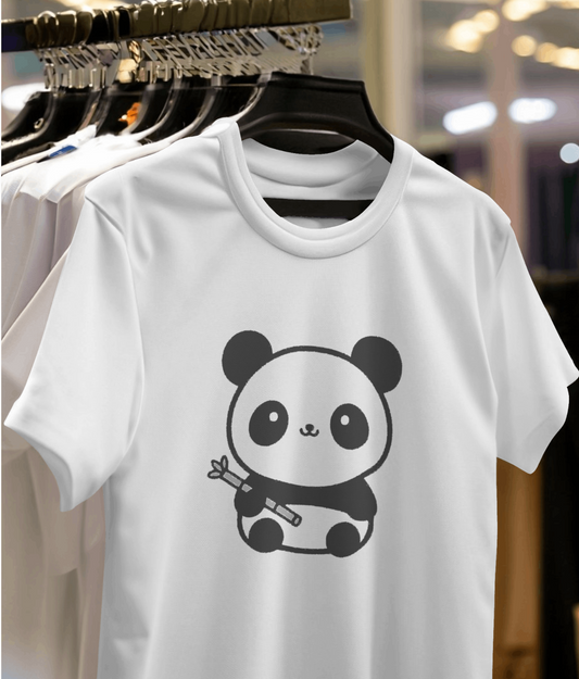 "Panda" Printed Unisex Oversized Tshirt
