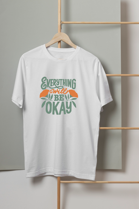 "Everything Fine" Unisex oversized Half Sleeve Tshirt